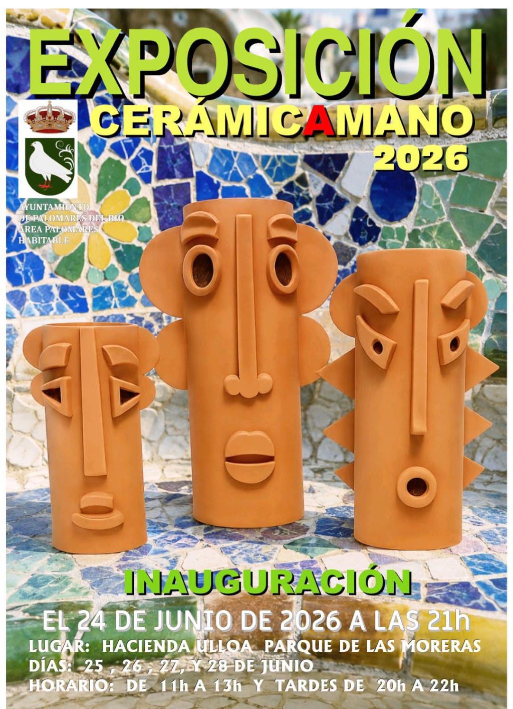 Exposición de los trabajos fin de curso del Taller Municipal de Cerámica Artística de Palomares del Río