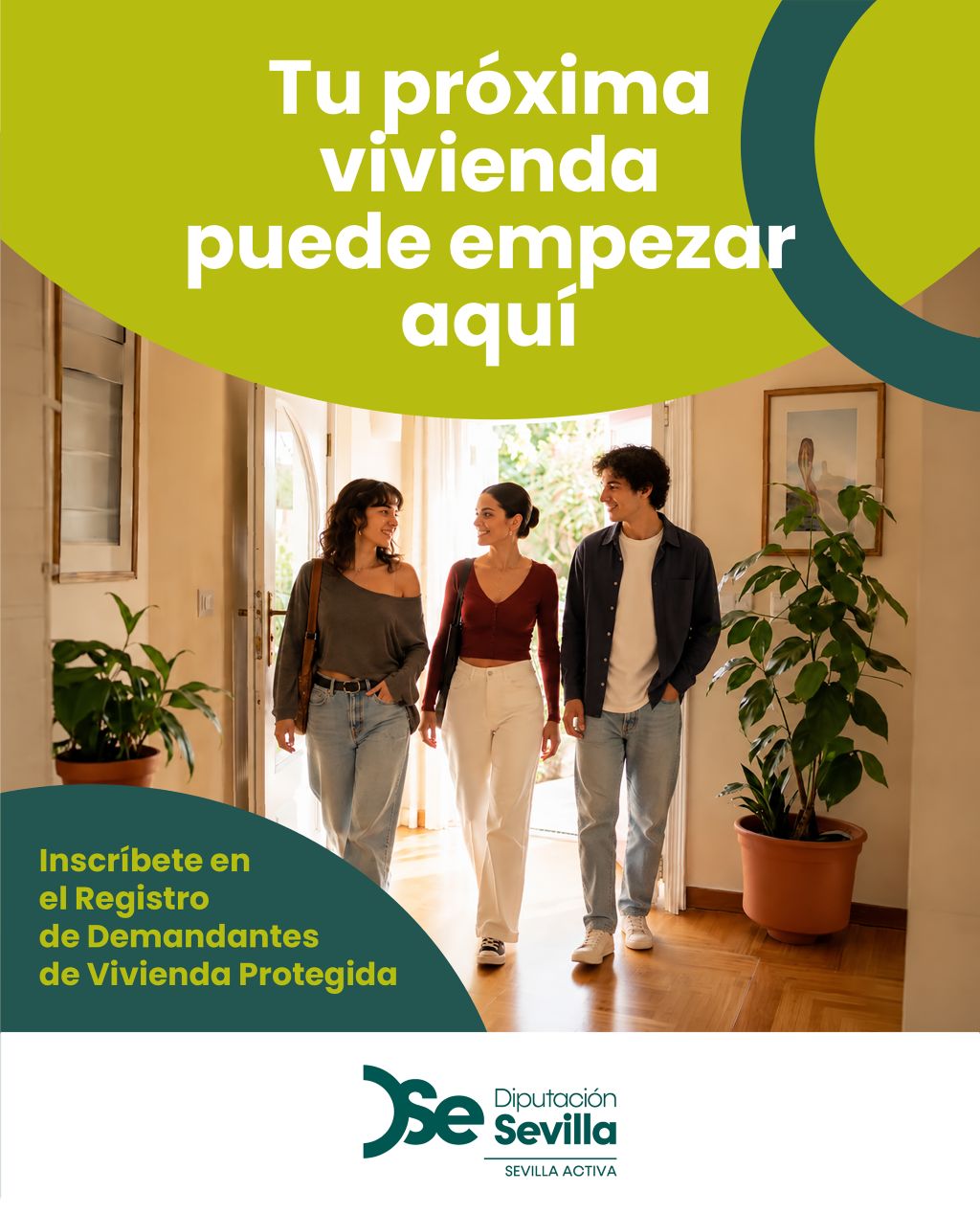 Sevilla Activa colabora con los Ayuntamientos para actualizar los registros de demandantes de Vivienda Protegida 