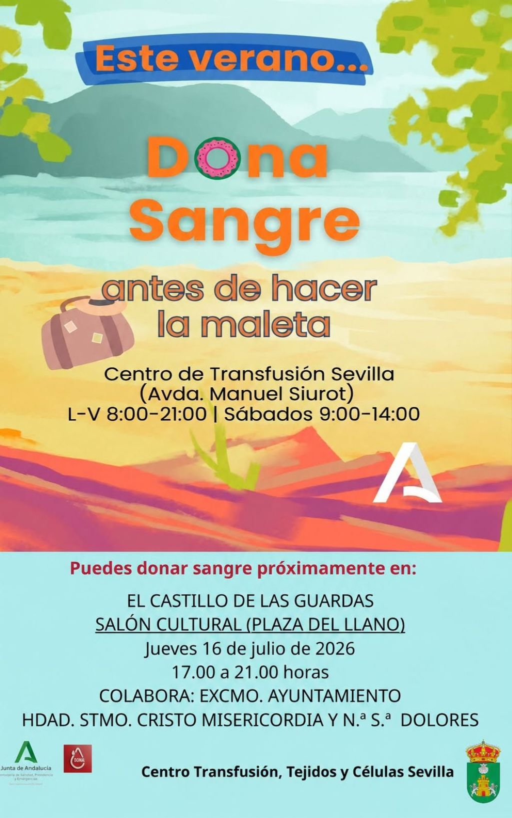 Nueva jornada de donación de sangre en El Castillo de las Guardas