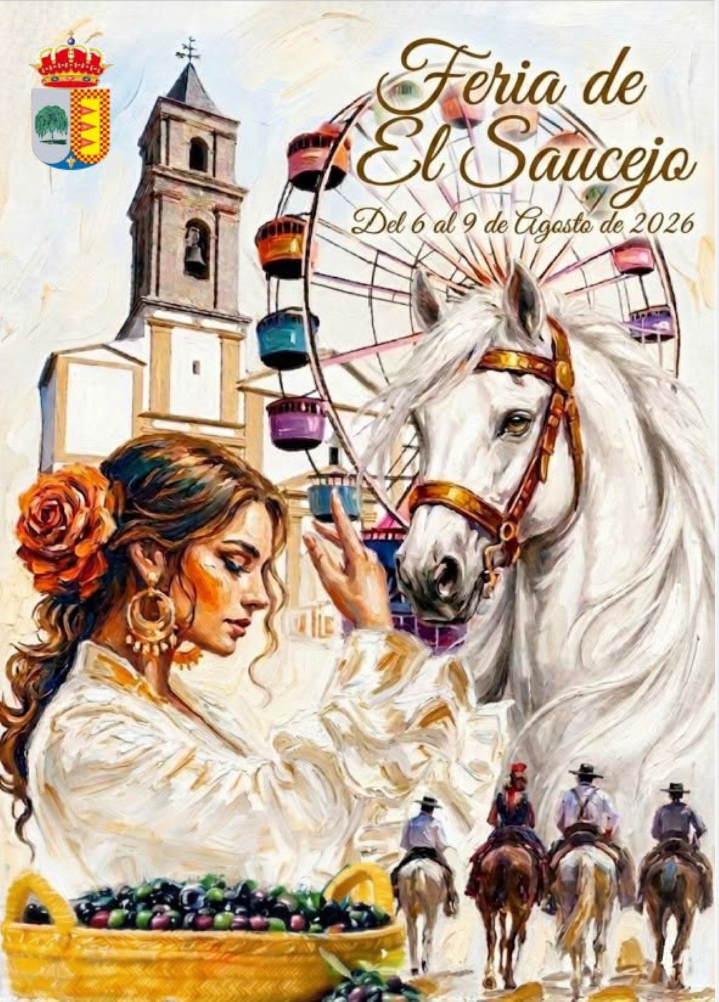 El Ayuntamiento de El Saucejo presenta el cartel anunciador de la Feria 2026