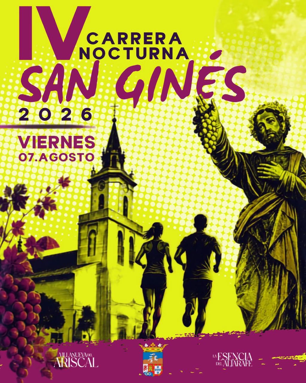 Villanueva del Ariscal celebrará la IV Carrera Nocturna San Ginés