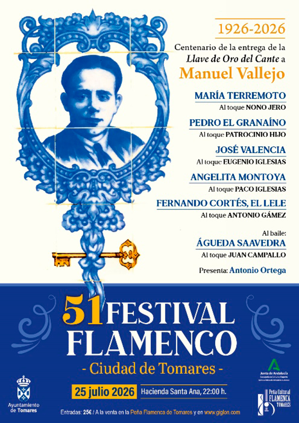 Programa del 51 Festival Flamenco ‘Ciudad de Tomares’
