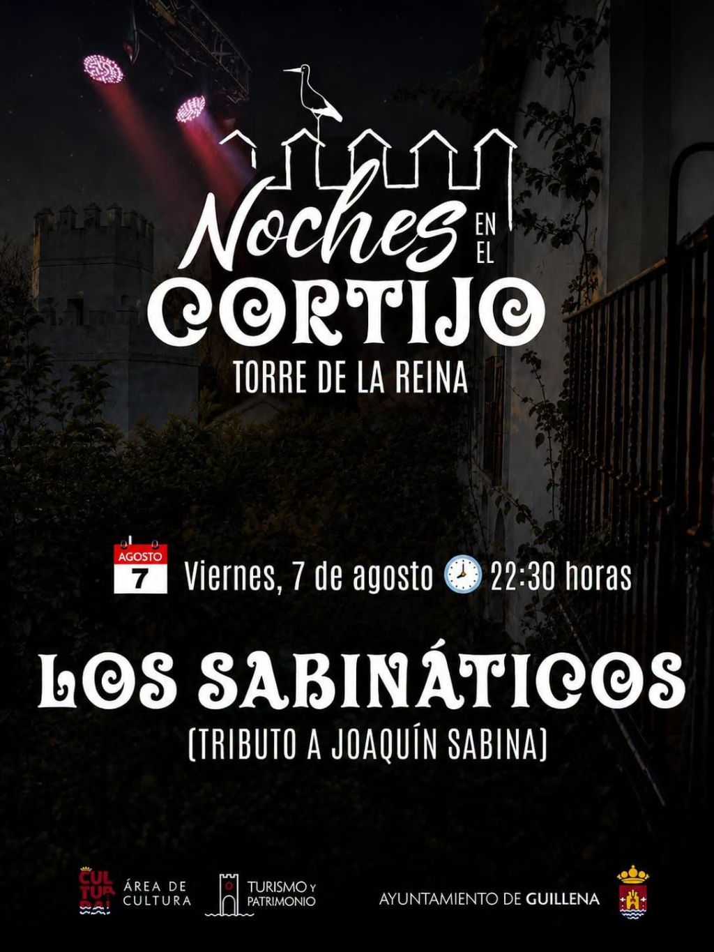 Los Sabináticos pondrán el broche final a ‘Noches en el Cortijo’ con un tributo a Joaquín Sabina