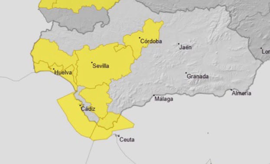 Andalucía volverá a estar en aviso por calor este martes con máximas de hasta 40 grados en Sevilla