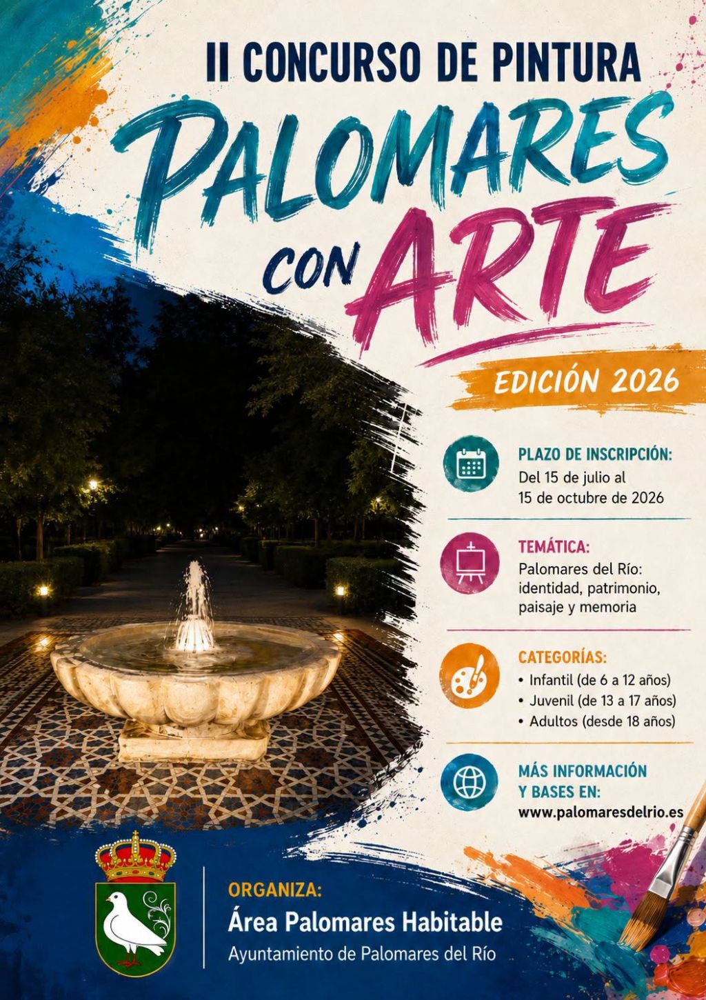 Palomares del Río abre la segunda edición del concurso de pintura “Palomares con Arte”