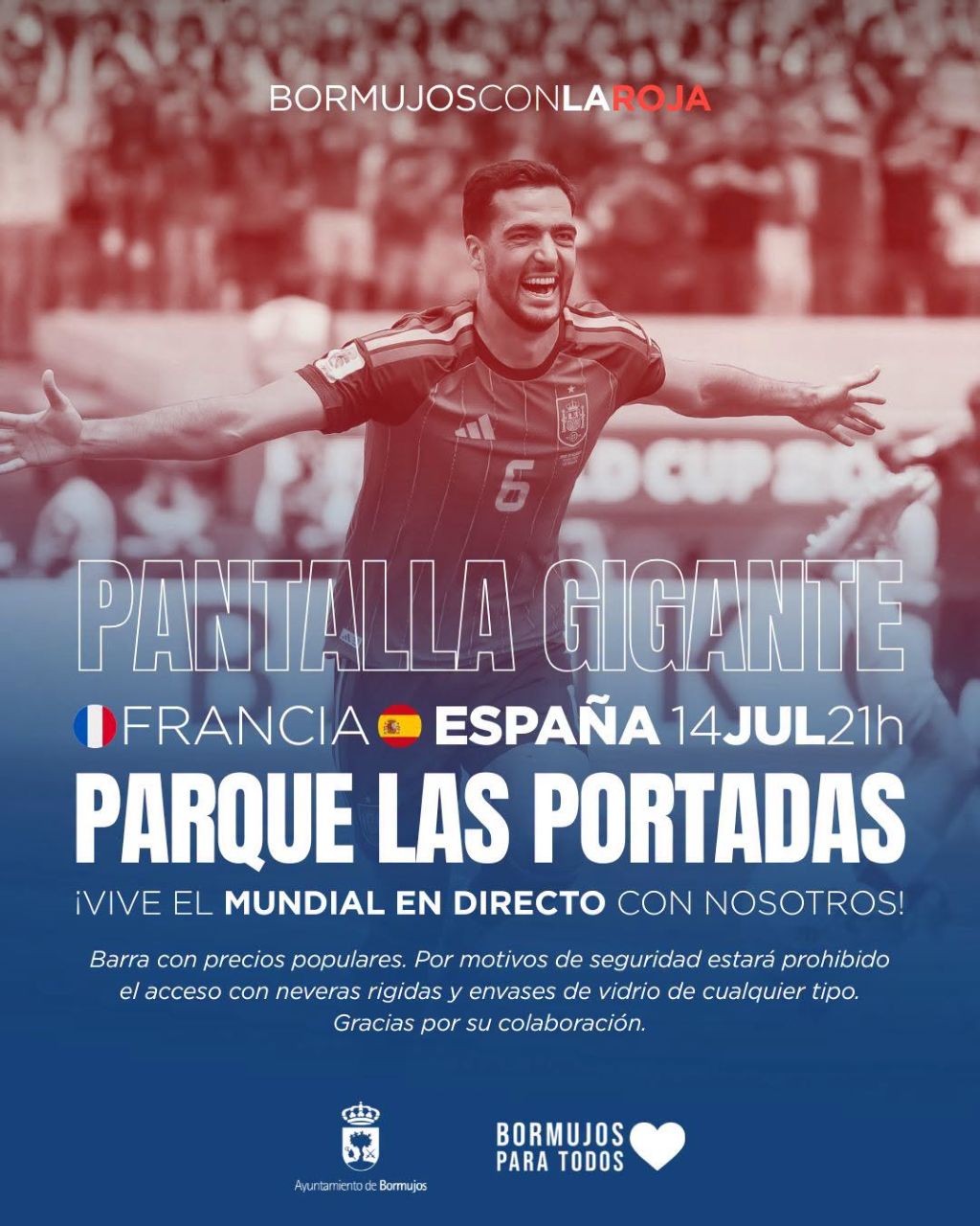 Bormujos instalará una pantalla gigante para seguir el España-Francia