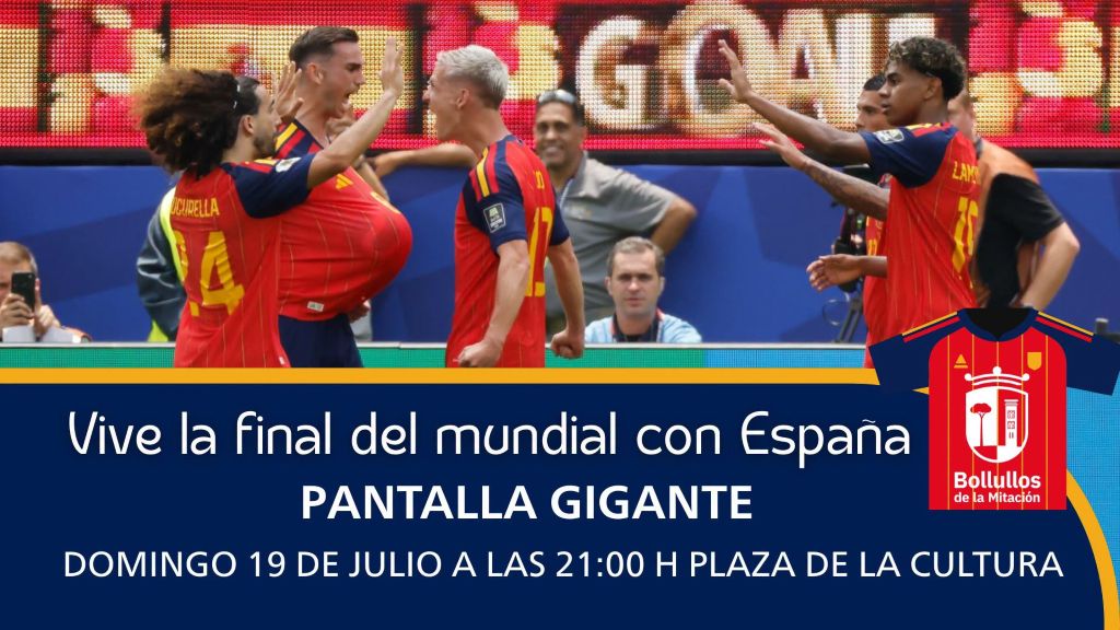 Bollullos instalará una pantalla gigante para seguir la final del Mundial 2026