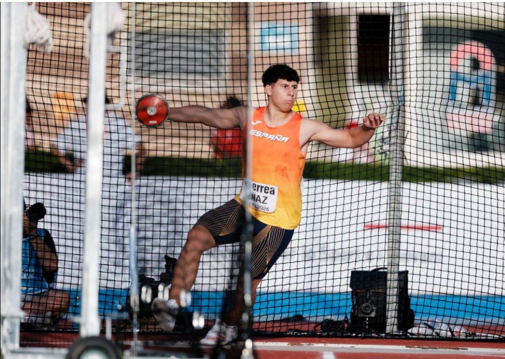Cristóbal Díaz Bejar se clasifica para la final de lanzamiento de disco en el Europeo sub-18 de Atletismo