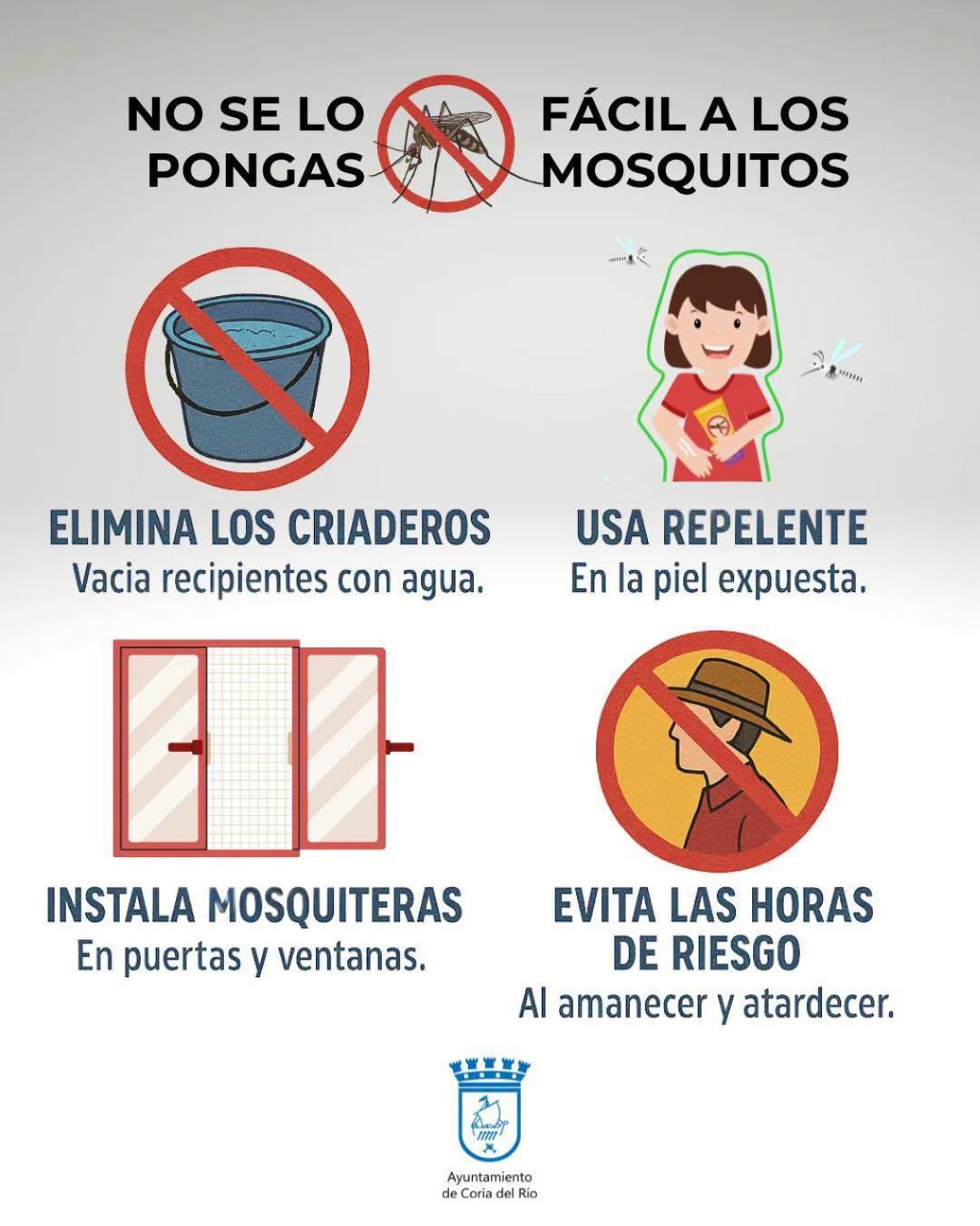 Coria del Río, declarada Área en Alerta por Virus del Nilo Occidental tras detectarse el virus en mosquitos