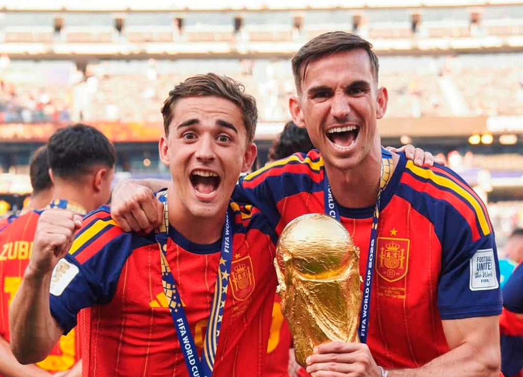 Los Palacios prepara una recepción institucional a Fabián y Gavi tras conquistar el Mundial con la Selección Española
