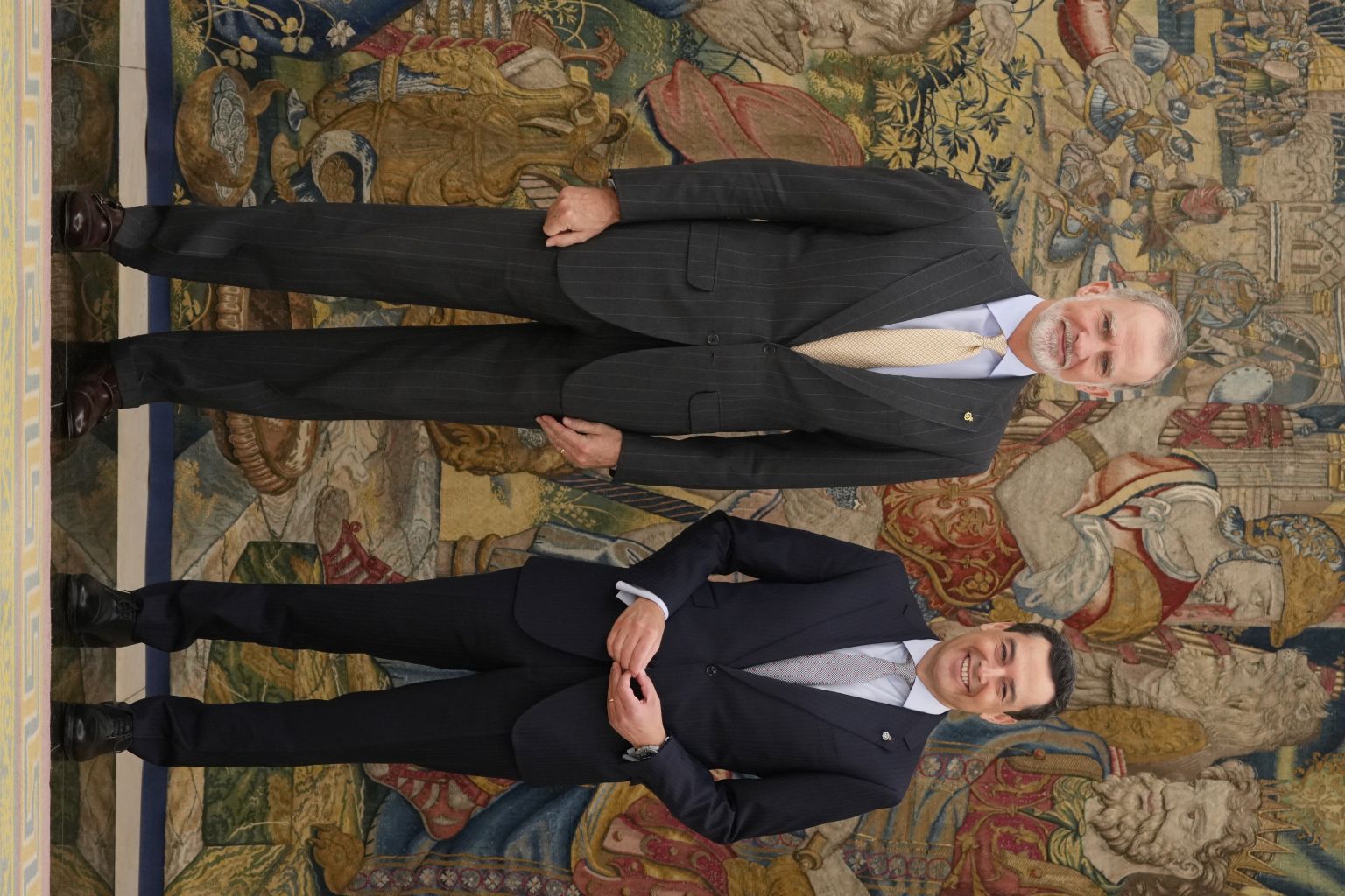 Moreno, recibido en Zarzuela por Felipe VI: 