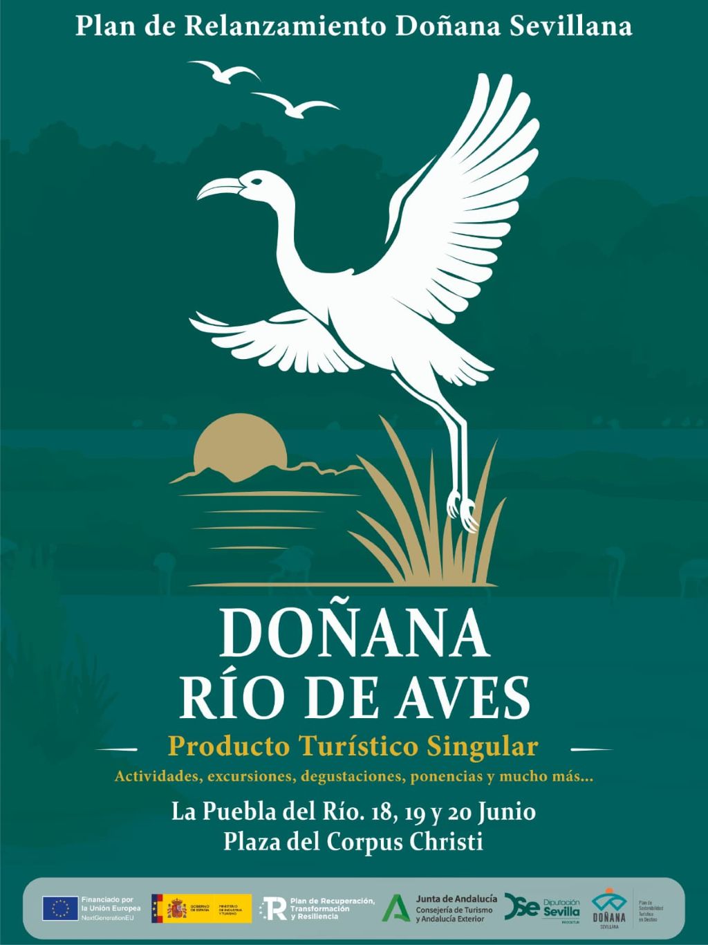 La Puebla del Río acoge la feria ‘Doñana Río de Aves’, broche final del Plan ‘Doñana Sevillana 2026’ de la Diputación 