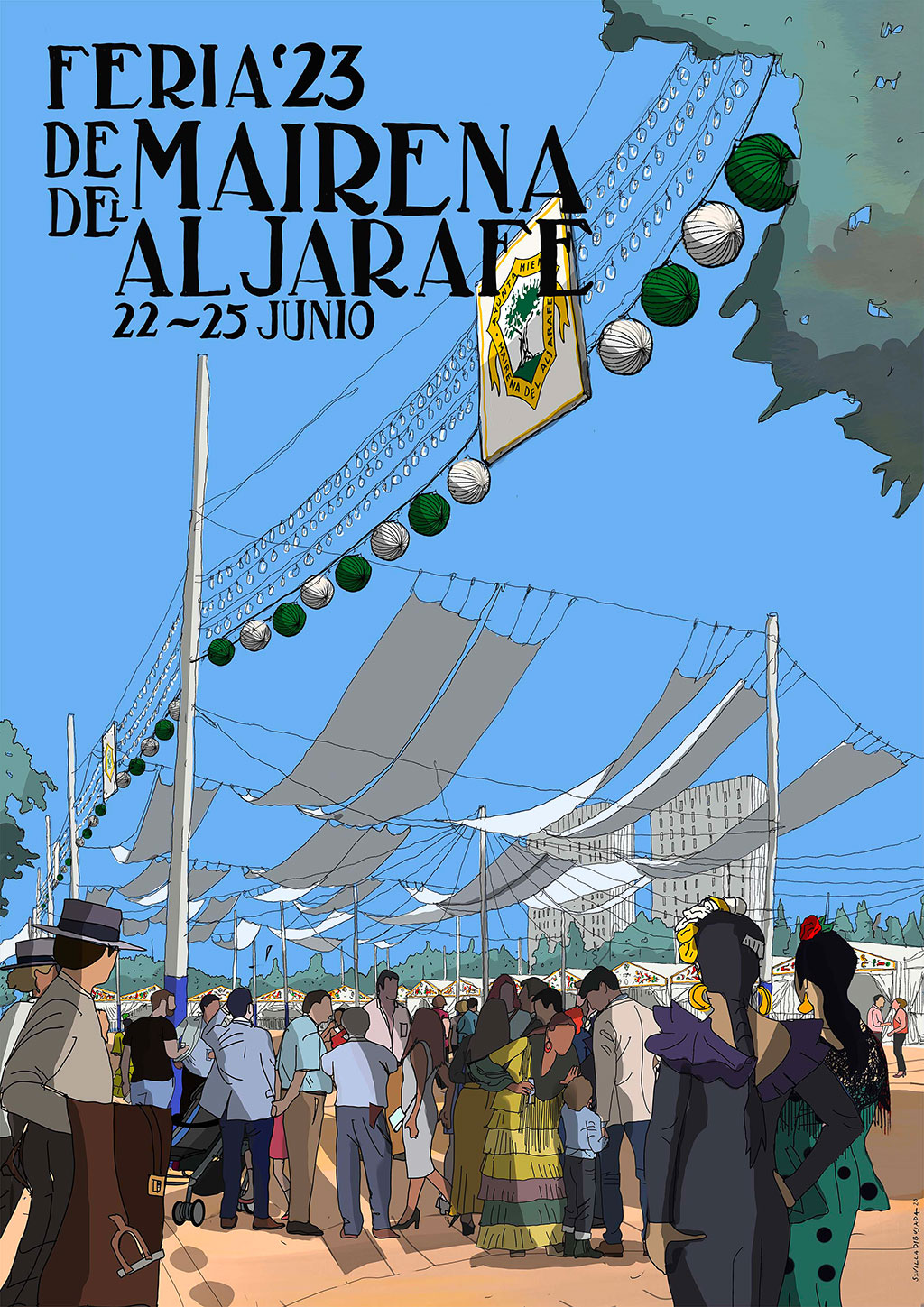 Mairena del Aljarafe ya tiene cartel anunciador para su Feria 2023