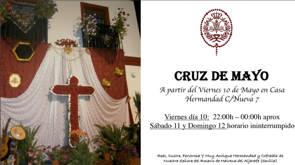 La Hermandad del Rosario de Mairena del Aljarafe ultima los preparativos para la celebración de su Cruz de Mayo