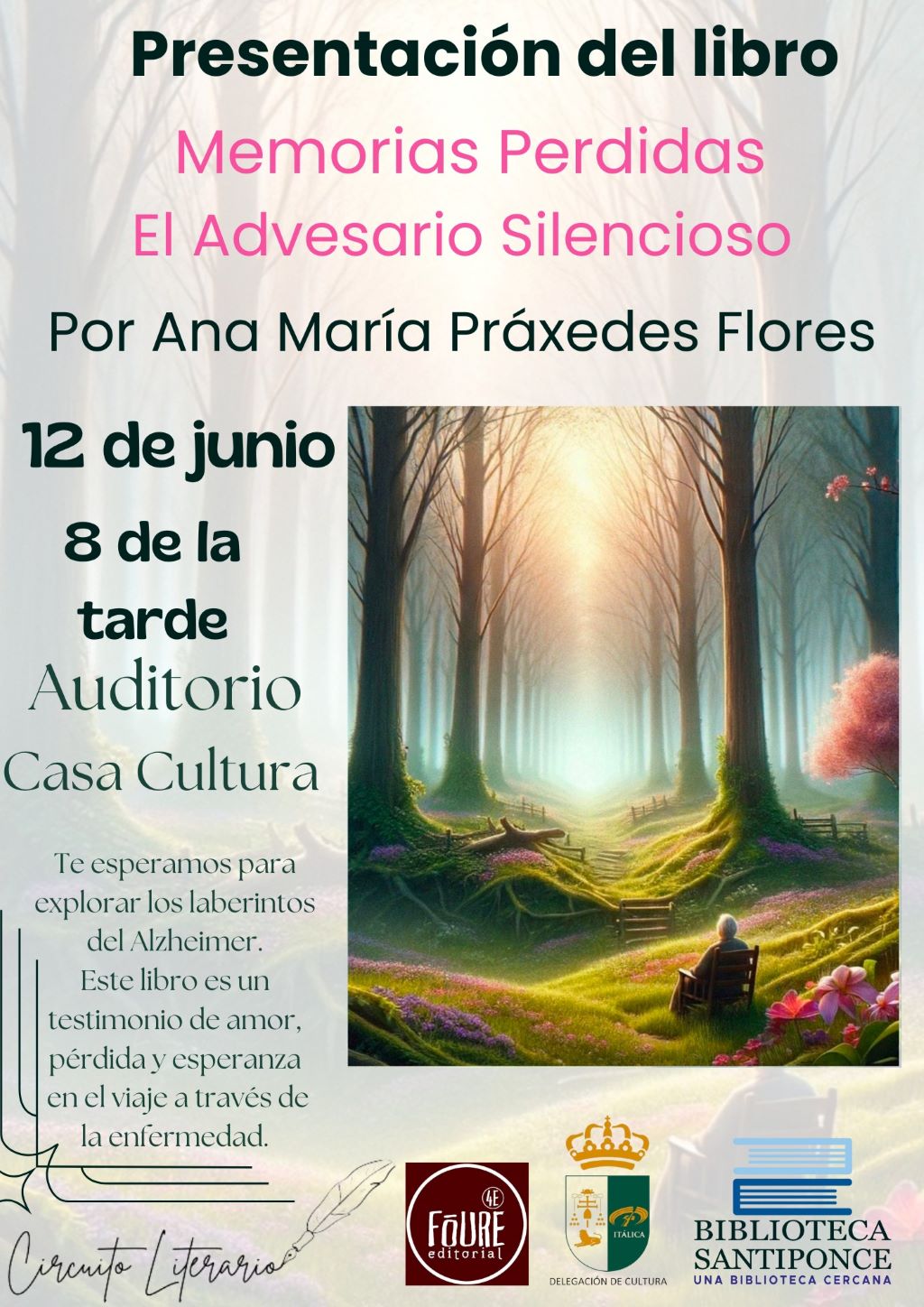 Ana María Práxedes Flores presenta en Santiponce su libro 