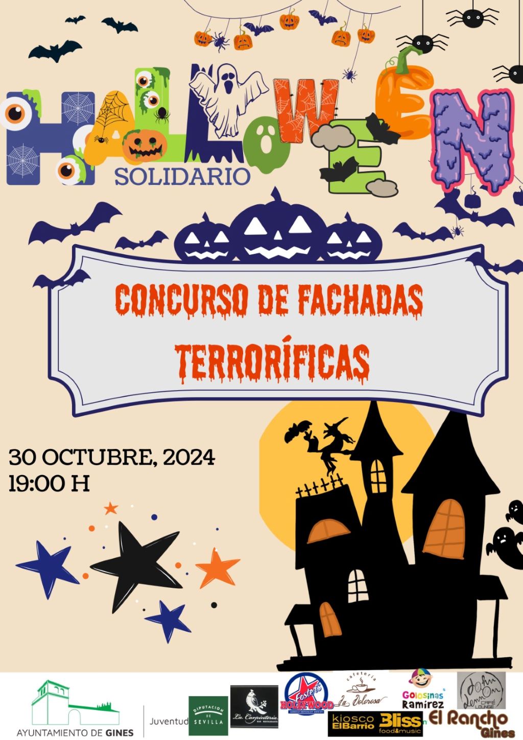 La Casa de la Juventud  de Gines organiza el III Concurso de Fachadas Terroríficas ‘Halloween 2024’