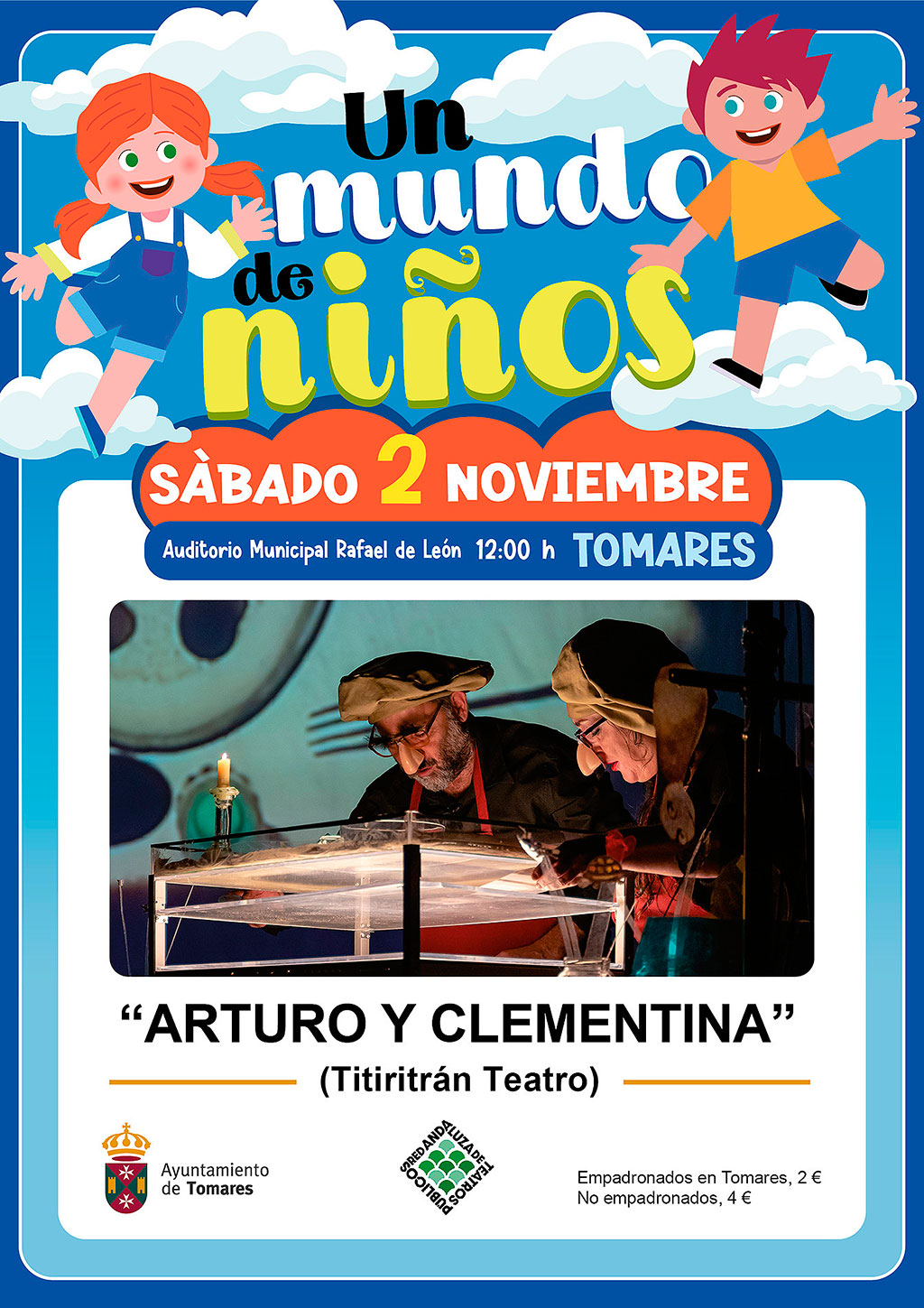 Llega a Tomares el concierto para piano y teatro de objetos “Arturo y Clementina”