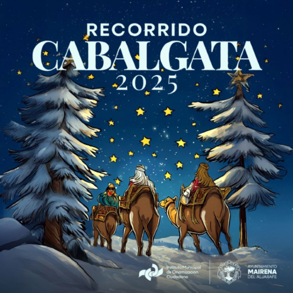 Recorrido y horario de paso de la Cabalgata de Reyes Magos 2025 en Mairena del Aljarafe