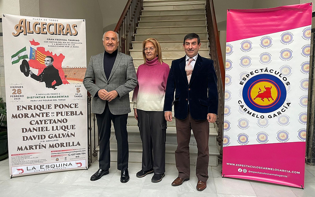 Presentado en Algeciras el Festival Taurino a favor de los Damnificados de la DANA 