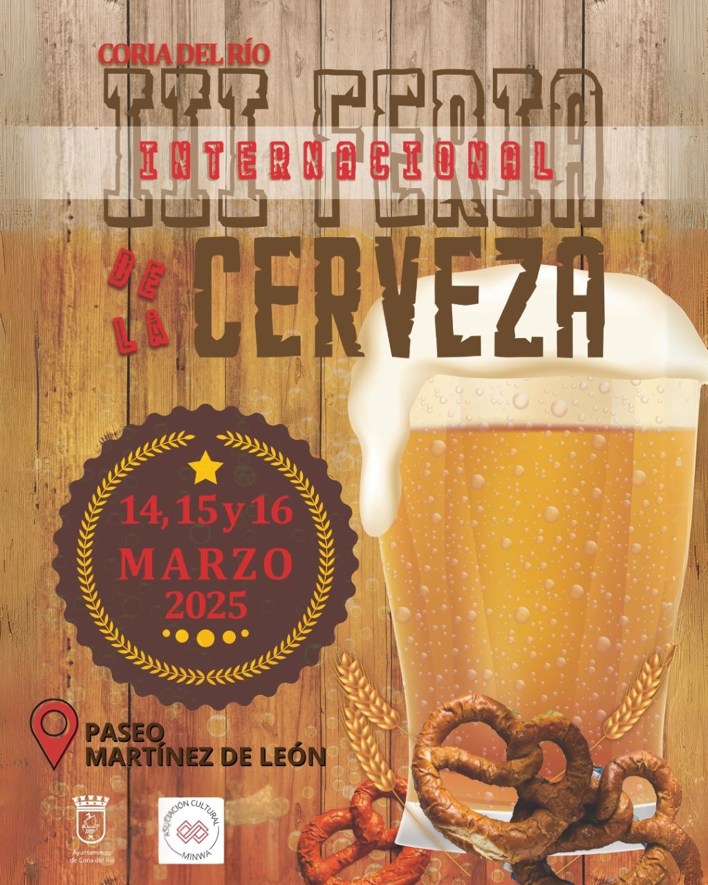 Coria del Río se prepara para la III Feria Internacional de la Cerveza con música, gastronomía y sorpresas