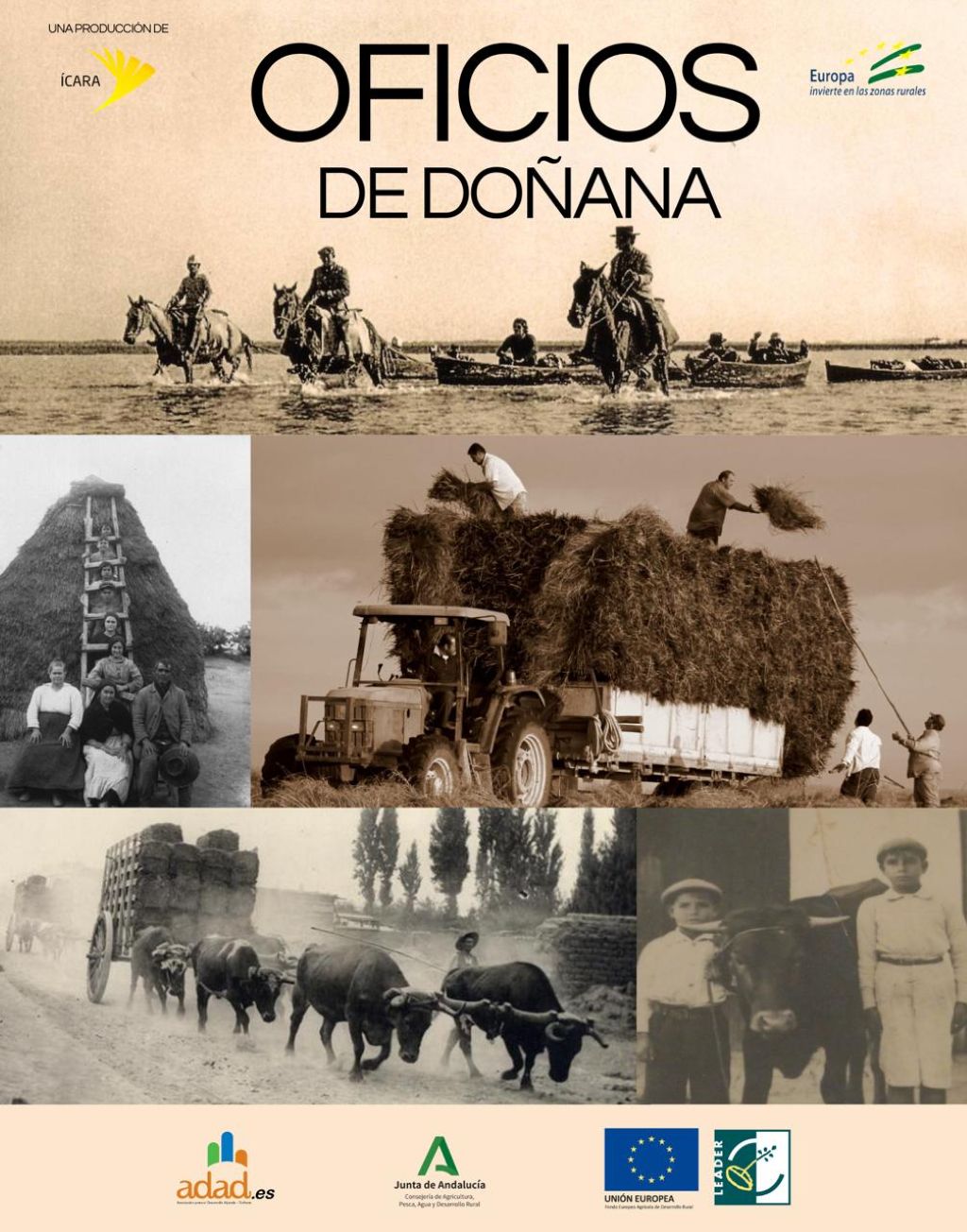 Aznalcázar proyecta un documental que muestra los oficios en peligro de extinción en Doñana